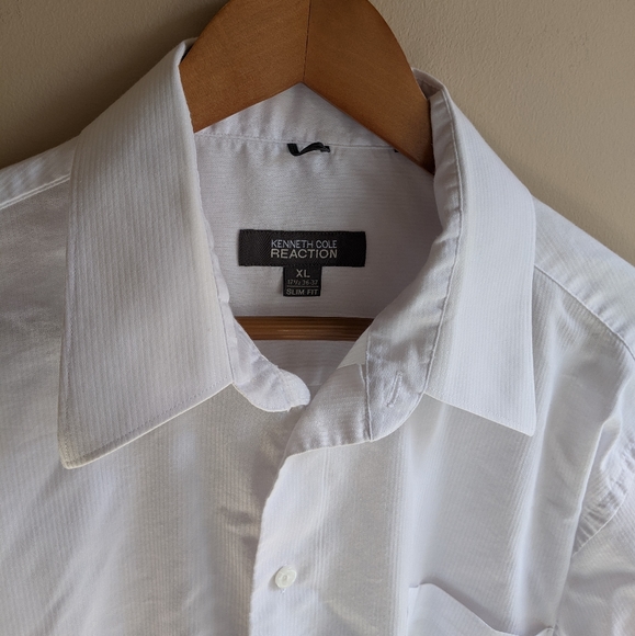 Kenneth Cole Slim Fit Dress Shirt - Picture 3 of 8